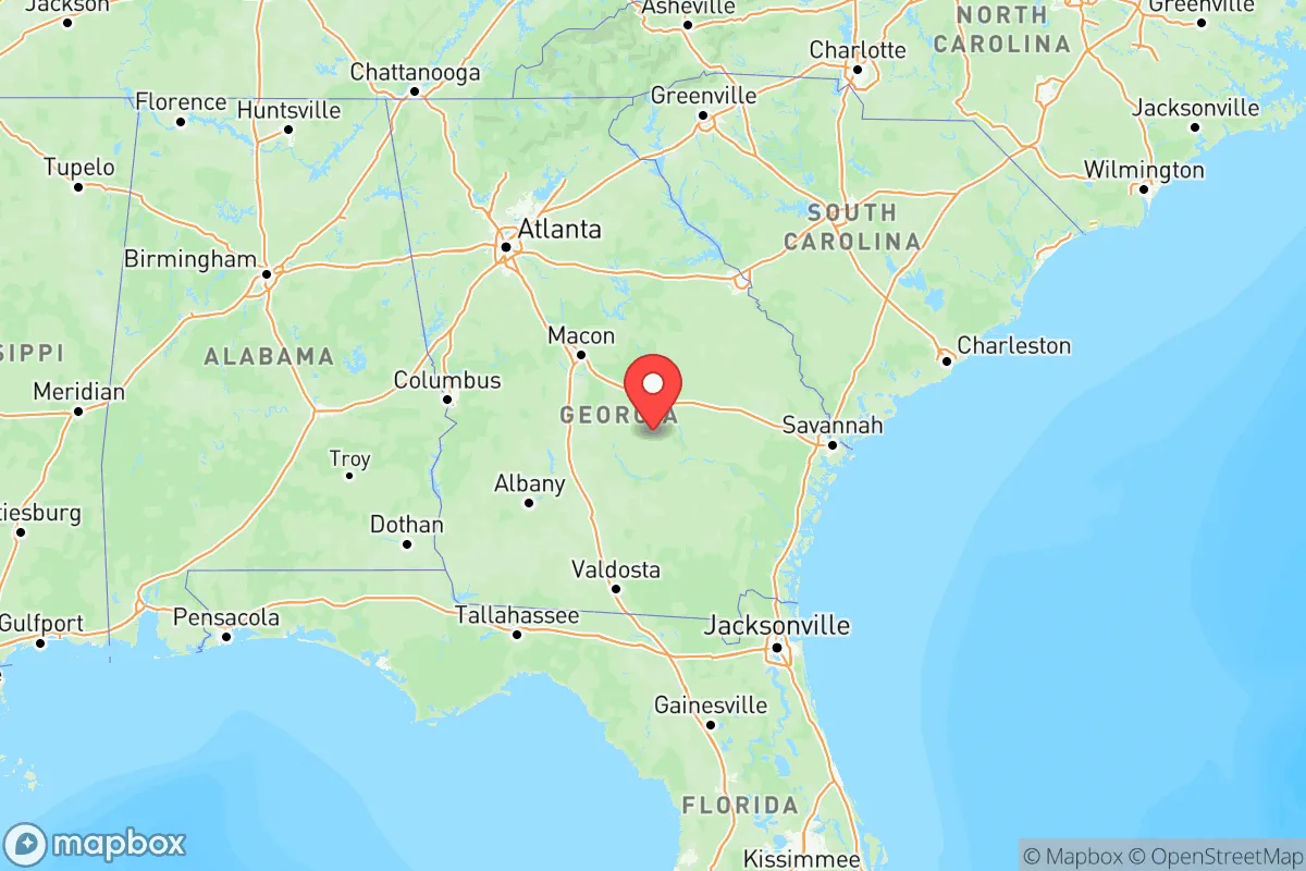 Map centered at 32.1574, -82.9071