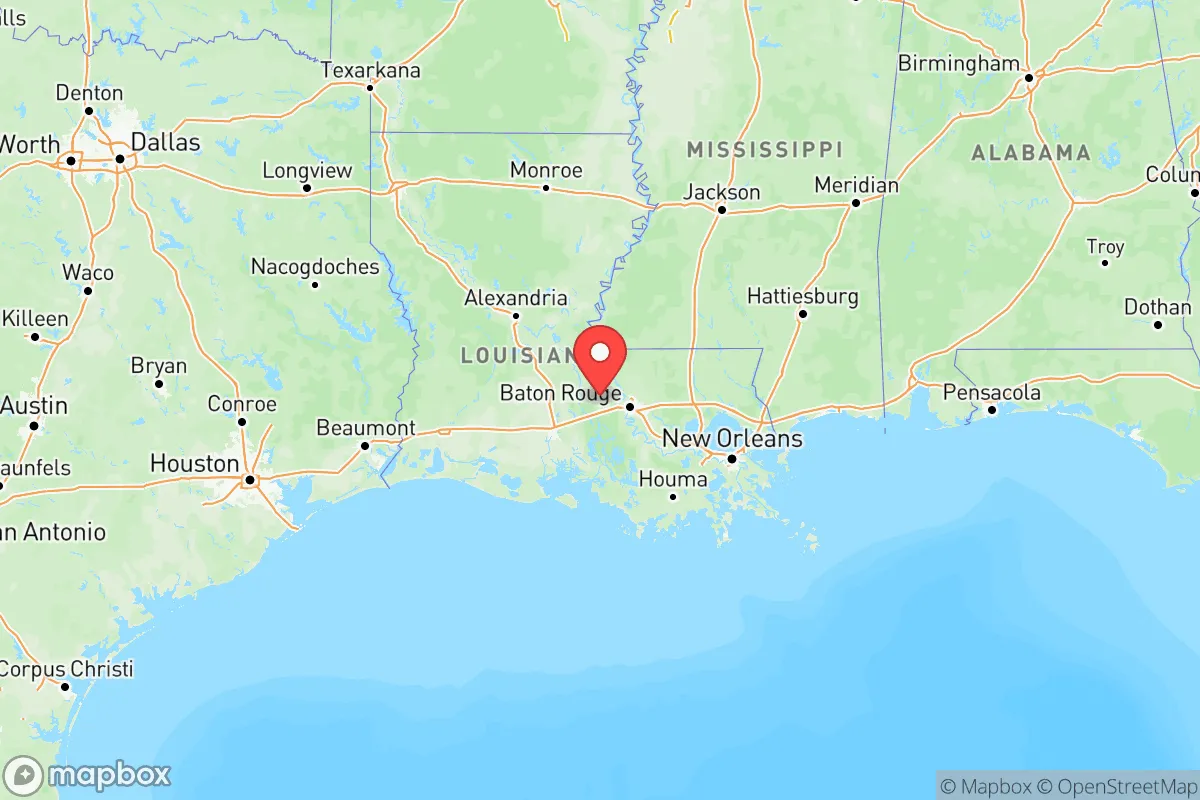 Map centered at 30.5191, -91.5209