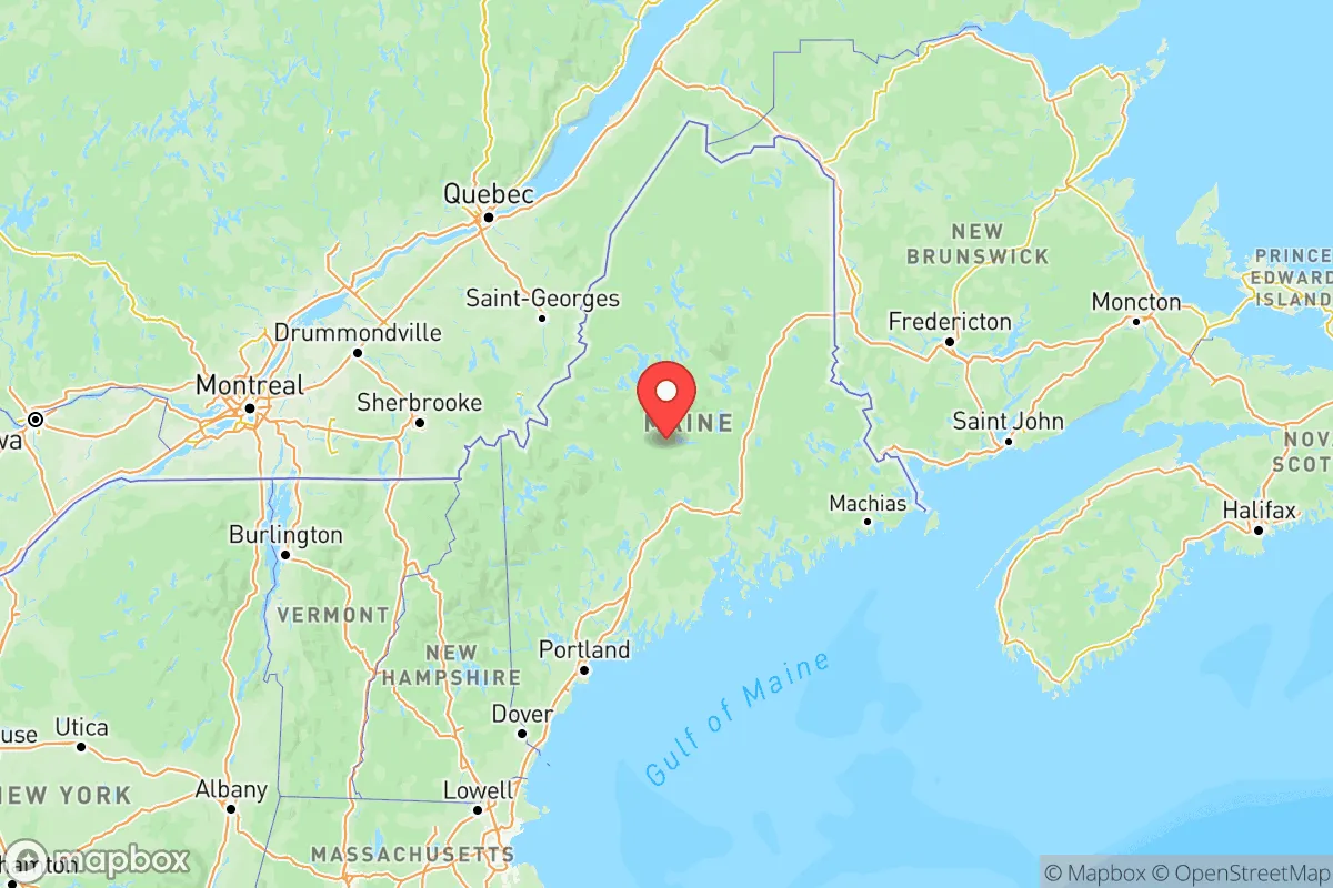 Map centered at 45.2538, -69.4455