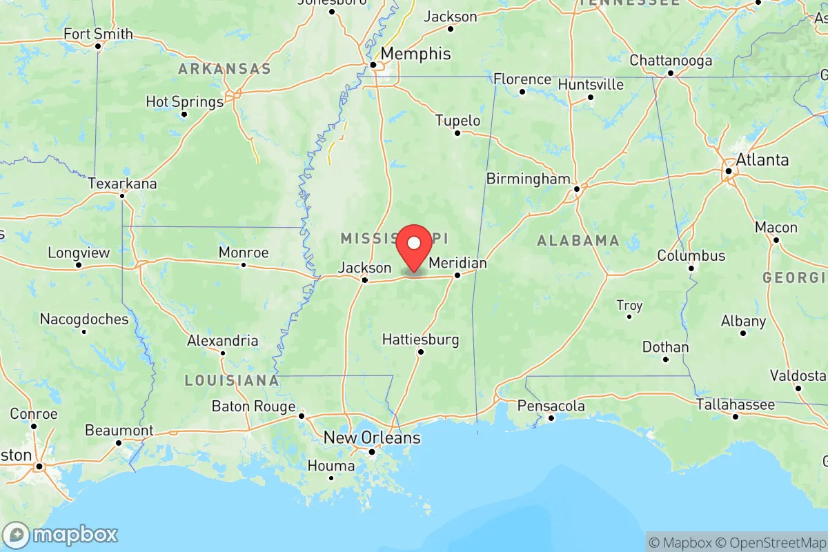 Map centered at 32.3547, -89.3985