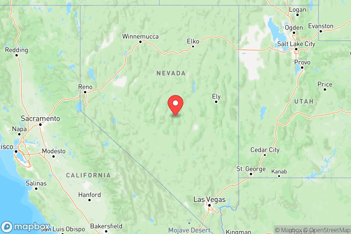 Map centered at 38.8026, -116.4194