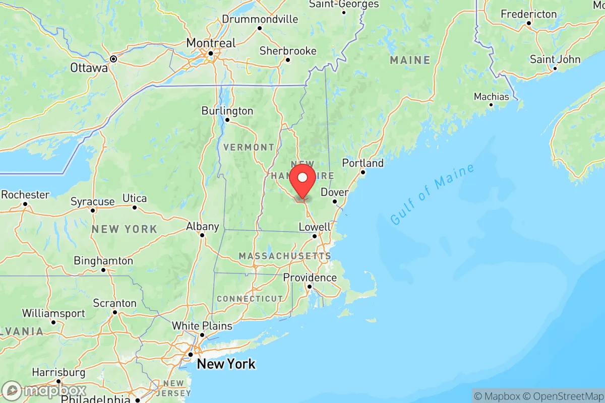 Map centered at 43.1939, -71.5724