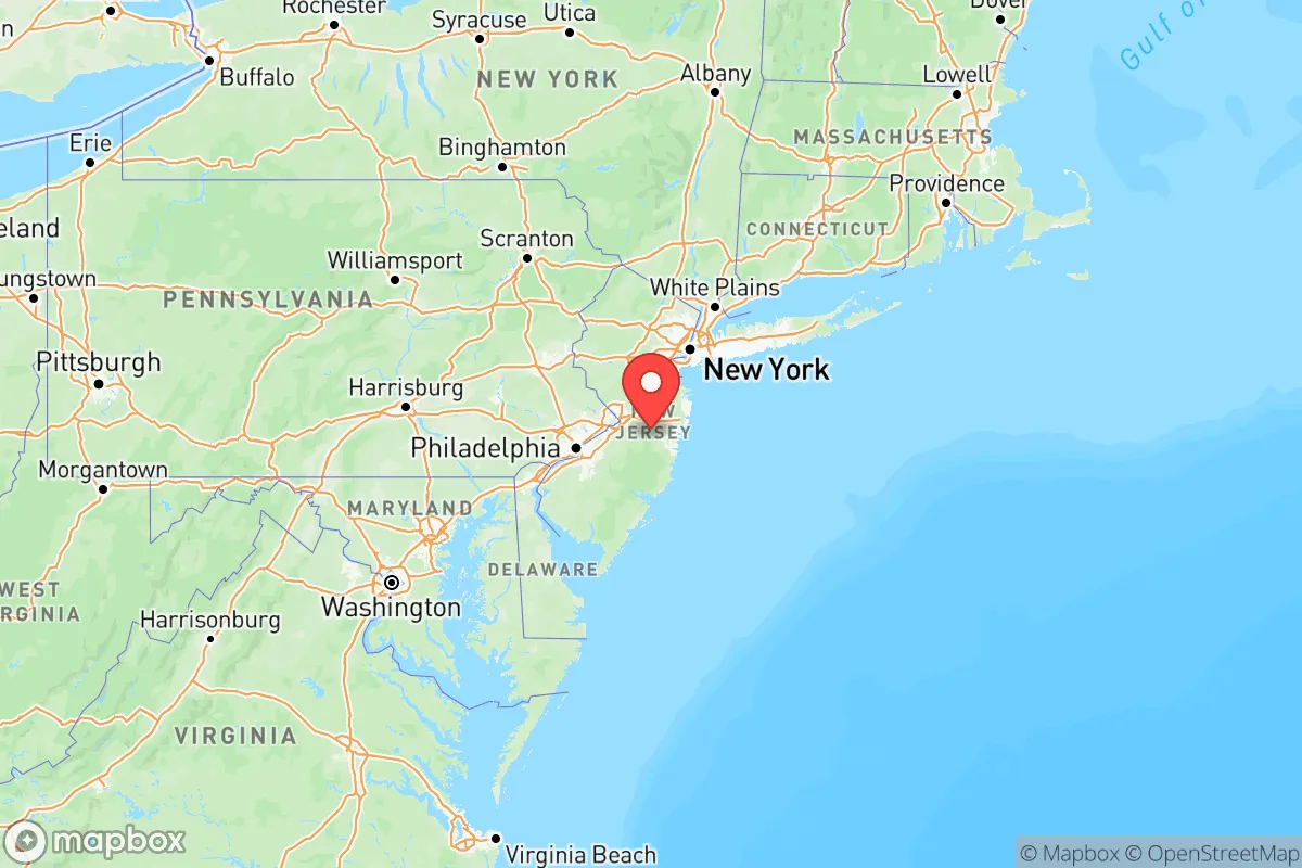 Map centered at 40.0583, -74.4057