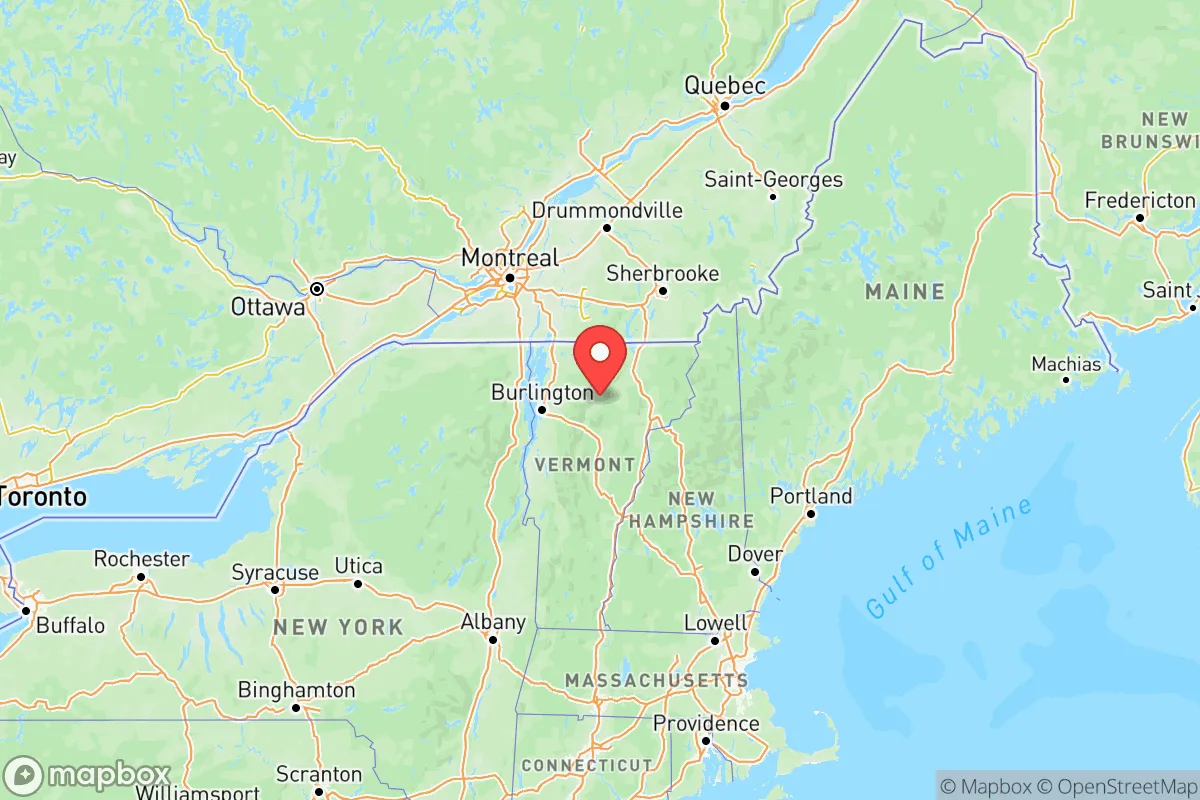 Map centered at 44.5588, -72.5778